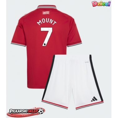 Manchester United Mason Mount #7 Koszulka Podstawowa dzieci 2026-27 Krótki Rękaw (+ krótkie spodenki)