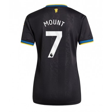 Manchester United Mason Mount #7 Koszulka Trzecia damskie 2025-26 Krótki Rękaw Manchester United Mason Mount #7 Koszulka Trzecia damskie 2025-26 Krótki Rękaw