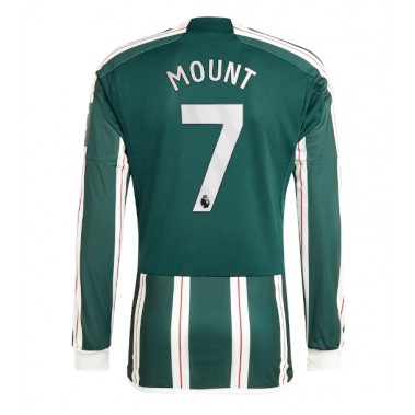 Manchester United Mason Mount #7 Koszulka Wyjazdowa 2023-24 Długi Rękaw