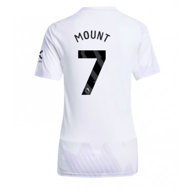 Manchester United Mason Mount #7 Koszulka Wyjazdowa damskie 2025-26 Krótki Rękaw Manchester United Mason Mount #7 Koszulka Wyjazdowa damskie 2025-26 Krótki Rękaw