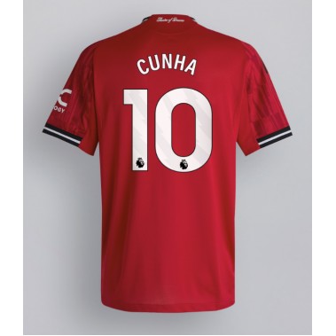 Manchester United Matheus Cunha #10 Koszulka Podstawowa 2025-26 Krótki Rękaw Manchester United Matheus Cunha #10 Koszulka Podstawowa 2025-26 Krótki Rękaw