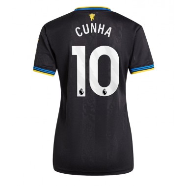 Manchester United Matheus Cunha #10 Koszulka Trzecia damskie 2025-26 Krótki Rękaw Manchester United Matheus Cunha #10 Koszulka Trzecia damskie 2025-26 Krótki Rękaw