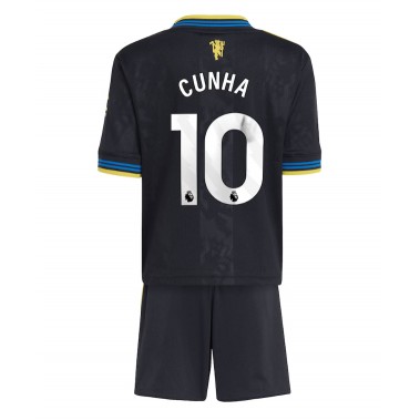 Manchester United Matheus Cunha #10 Koszulka Trzecia dzieci 2025-26 Krótki Rękaw (+ krótkie spodenki) Manchester United Matheus Cunha #10 Koszulka Trzecia dzieci 2025-26 Krótki Rękaw (+ krótkie spodenki)