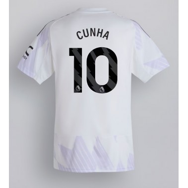 Manchester United Matheus Cunha #10 Koszulka Wyjazdowa 2025-26 Krótki Rękaw Manchester United Matheus Cunha #10 Koszulka Wyjazdowa 2025-26 Krótki Rękaw
