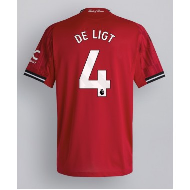 Manchester United Matthijs de Ligt #4 Koszulka Podstawowa 2025-26 Krótki Rękaw Manchester United Matthijs de Ligt #4 Koszulka Podstawowa 2025-26 Krótki Rękaw