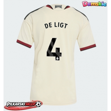 Manchester United Matthijs de Ligt #4 Koszulka Trzecia damskie 2026-27 Krótki Rękaw