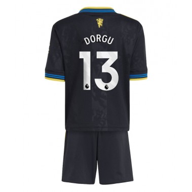 Manchester United Patrick Dorgu #13 Koszulka Trzecia dzieci 2025-26 Krótki Rękaw (+ krótkie spodenki) Manchester United Patrick Dorgu #13 Koszulka Trzecia dzieci 2025-26 Krótki Rękaw (+ krótkie spodenki)