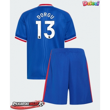 Manchester United Patrick Dorgu #13 Koszulka Wyjazdowa dzieci 2026-27 Krótki Rękaw (+ krótkie spodenki)