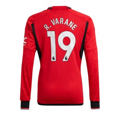 Manchester United Raphael Varane #19 Koszulka Podstawowa 2023-24 Długi Rękaw