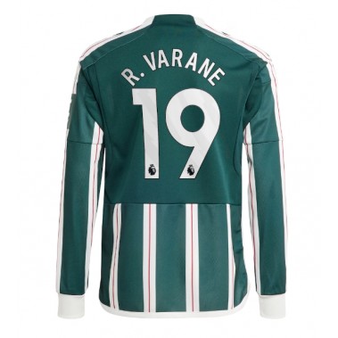 Manchester United Raphael Varane #19 Koszulka Wyjazdowa 2023-24 Długi Rękaw