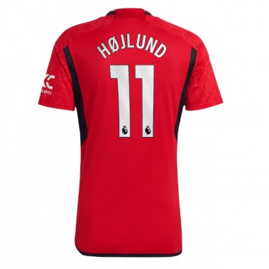 Manchester United Rasmus Hojlund #11 Koszulka Podstawowa 2023-24 Krótki Rękaw