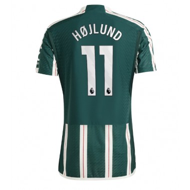 Manchester United Rasmus Hojlund #11 Koszulka Wyjazdowa 2023-24 Krótki Rękaw
