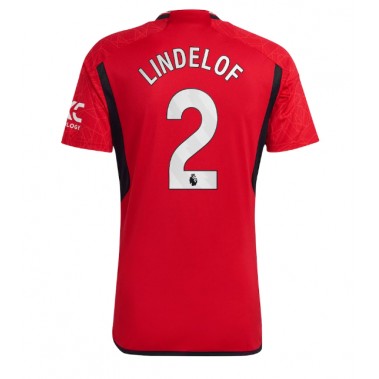 Manchester United Victor Lindelof #2 Koszulka Podstawowa 2023-24 Krótki Rękaw