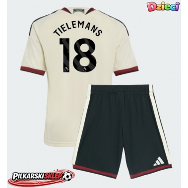 Manchester United Youri Tielemans #18 Koszulka Trzecia dzieci 2026-27 Krótki Rękaw (+ krótkie spodenki)