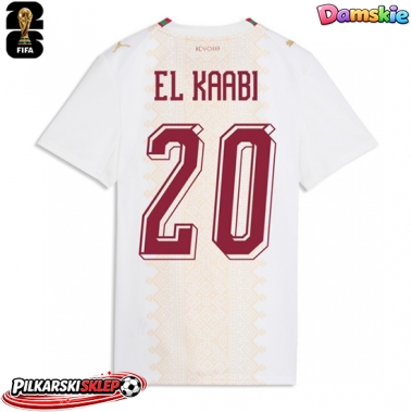 Maroko Ayoub El Kaabi #20 Koszulka Wyjazdowa damskie MŚ 2026 Krótki Rękaw