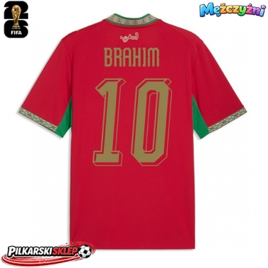 Maroko Brahim Diaz #10 Koszulka Podstawowa MŚ 2026 Krótki Rękaw