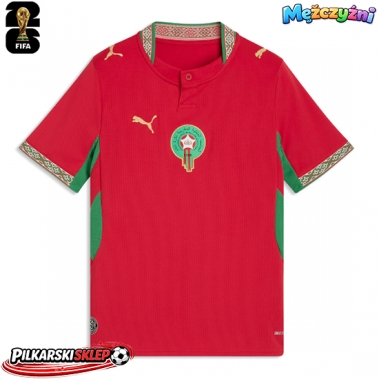 Maroko Koszulka Podstawowa MŚ 2026 Krótki Rękaw
