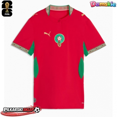 Maroko Koszulka Podstawowa damskie MŚ 2026 Krótki Rękaw
