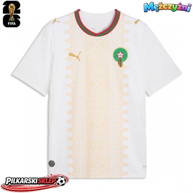 Maroko Koszulka Wyjazdowa MŚ 2026 Krótki Rękaw
