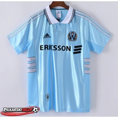 Marseille 1998-1999 Koszulka Retro Wyjazdowa Krótki Rękaw