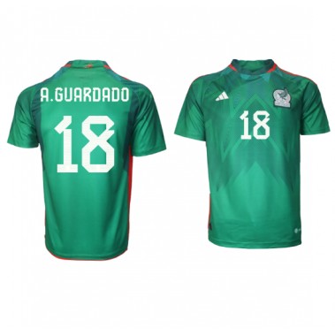 Meksiko Andres Guardado #18 Koszulka Podstawowa MŚ 2022 Krótki Rękaw