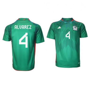 Meksiko Edson Alvarez #4 Koszulka Podstawowa MŚ 2022 Krótki Rękaw