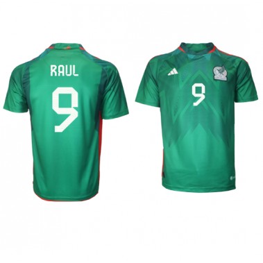 Meksiko Raul Jimenez #9 Koszulka Podstawowa MŚ 2022 Krótki Rękaw