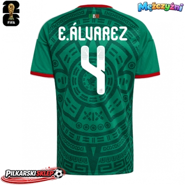 Meksyk Edson Alvarez #4 Koszulka Podstawowa MŚ 2026 Krótki Rękaw