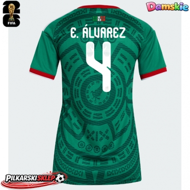Meksyk Edson Alvarez #4 Koszulka Podstawowa damskie MŚ 2026 Krótki Rękaw