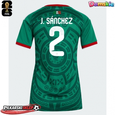 Meksyk Jorge Sanchez #2 Koszulka Podstawowa damskie MŚ 2026 Krótki Rękaw