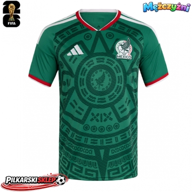 Meksyk Koszulka Podstawowa MŚ 2026 Krótki Rękaw