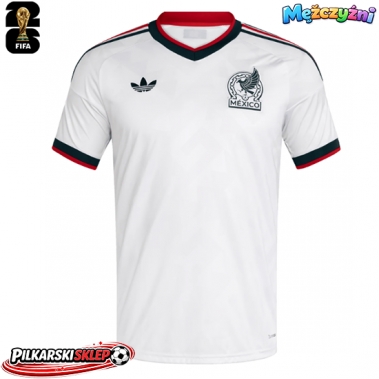 Meksyk Koszulka Wyjazdowa MŚ 2026 Krótki Rękaw