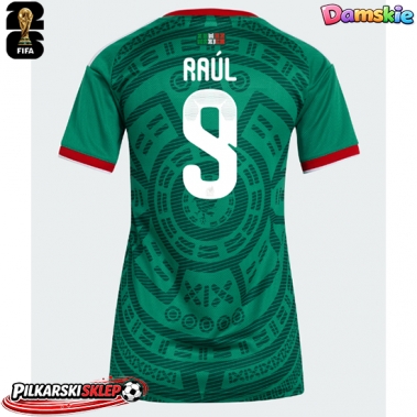 Meksyk Raul Jimenez #9 Koszulka Podstawowa damskie MŚ 2026 Krótki Rękaw