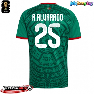 Meksyk Roberto Alvarado #25 Koszulka Podstawowa MŚ 2026 Krótki Rękaw