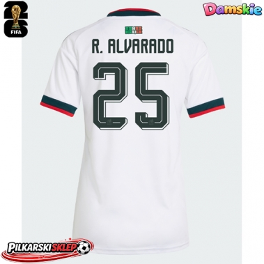 Meksyk Roberto Alvarado #25 Koszulka Wyjazdowa damskie MŚ 2026 Krótki Rękaw