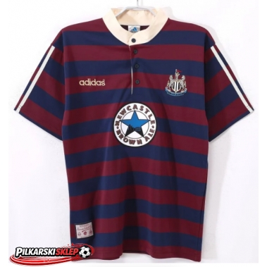 Newcastle United 1995-1997 Koszulka Retro Wyjazdowa Krótki Rękaw