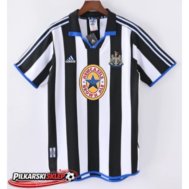 Newcastle United 1999-2000 Koszulka Retro Podstawowa Krótki Rękaw