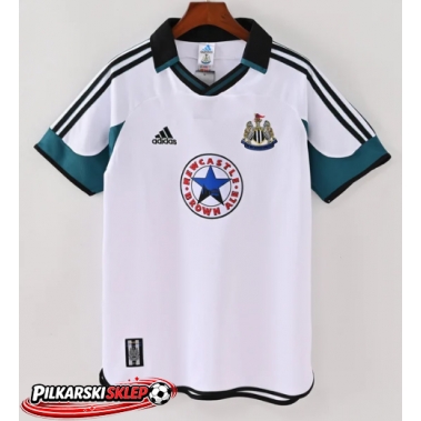 Newcastle United 1999-2000 Koszulka Retro Wyjazdowa Krótki Rękaw