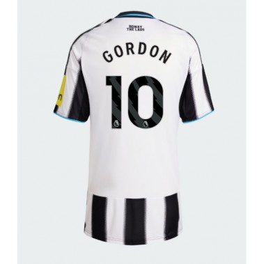 Newcastle United Anthony Gordon #10 Koszulka Podstawowa damskie 2025-26 Krótki Rękaw