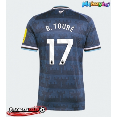 Newcastle United Bazoumana Toure #17 Koszulka Wyjazdowa 2026-27 Krótki Rękaw