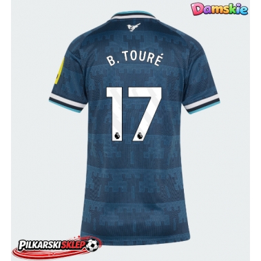 Newcastle United Bazoumana Toure #17 Koszulka Wyjazdowa damskie 2026-27 Krótki Rękaw