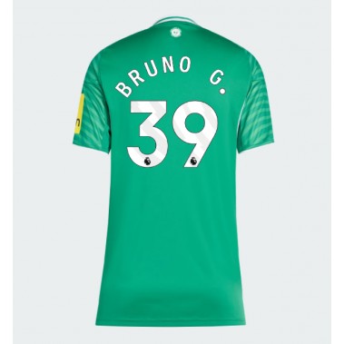 Newcastle United Bruno Guimaraes #39 Koszulka Wyjazdowa damskie 2025-26 Krótki Rękaw