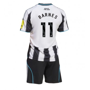 Newcastle United Harvey Barnes #11 Koszulka Podstawowa dzieci 2025-26 Krótki Rękaw (+ krótkie spodenki)