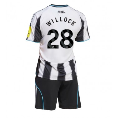 Newcastle United Joe Willock #28 Koszulka Podstawowa dzieci 2025-26 Krótki Rękaw (+ krótkie spodenki)