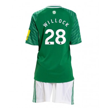 Newcastle United Joe Willock #28 Koszulka Wyjazdowa dzieci 2025-26 Krótki Rękaw (+ krótkie spodenki)