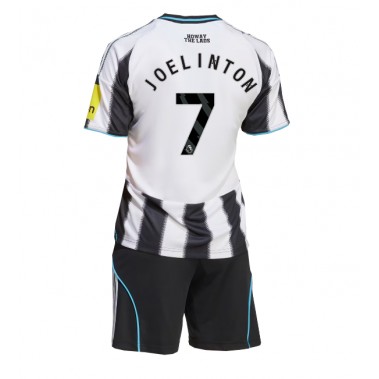 Newcastle United Joelinton #7 Koszulka Podstawowa dzieci 2025-26 Krótki Rękaw (+ krótkie spodenki)