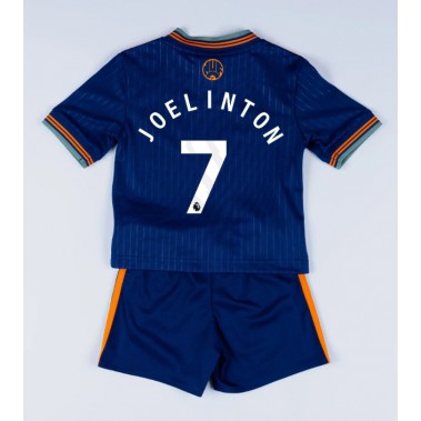 Newcastle United Joelinton #7 Koszulka Trzecia dzieci 2025-26 Krótki Rękaw (+ krótkie spodenki)