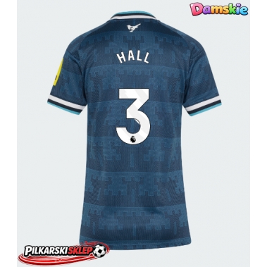 Newcastle United Lewis Hall #3 Koszulka Wyjazdowa damskie 2026-27 Krótki Rękaw