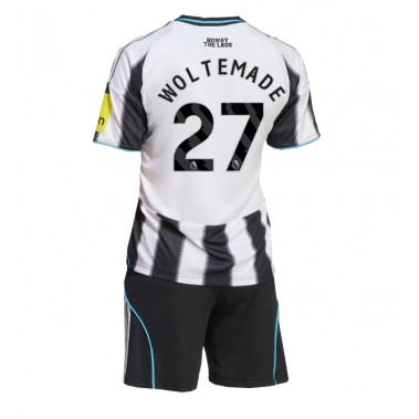 Newcastle United Nick Woltemade #27 Koszulka Podstawowa dzieci 2025-26 Krótki Rękaw (+ krótkie spodenki)