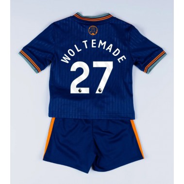 Newcastle United Nick Woltemade #27 Koszulka Trzecia dzieci 2025-26 Krótki Rękaw (+ krótkie spodenki)